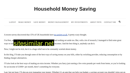 householdmoneysaving.com alternative sites