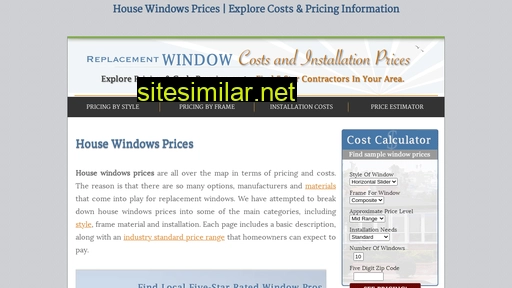 Housewindowsprices similar sites