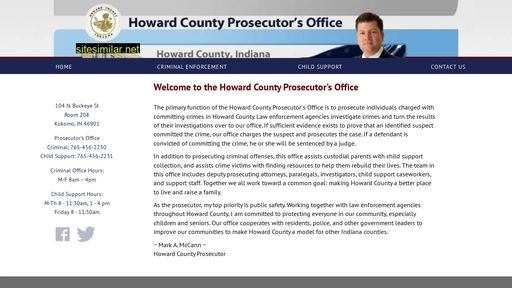 howardcountyprosecutor.com alternative sites