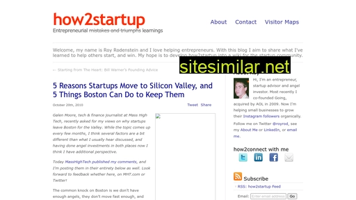 How2startup similar sites