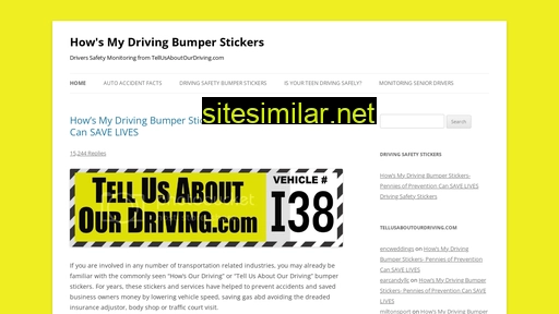 hows-my-driving-stickers.com alternative sites