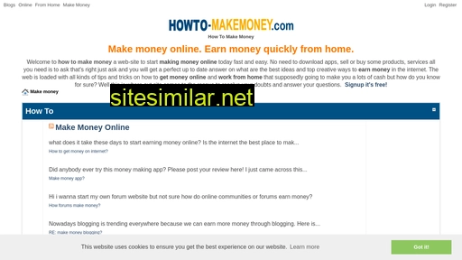 howto-makemoney.com alternative sites