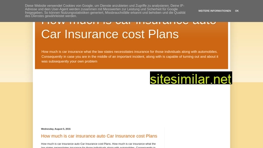 how-much-is-car-insurance-auto-car.blogspot.com alternative sites