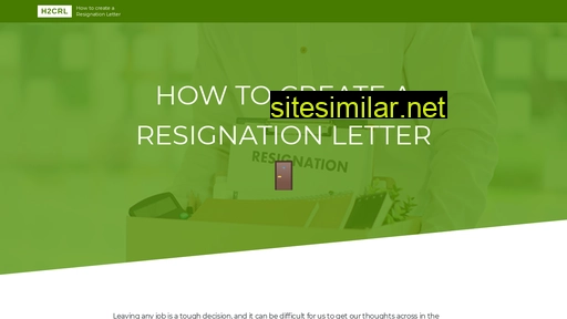 How-to-create-a-resignation-letter similar sites