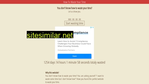 how-to-waste-your-time.com alternative sites