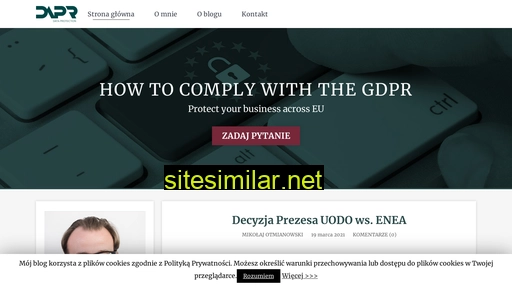 Howtocomplywithgdpr similar sites