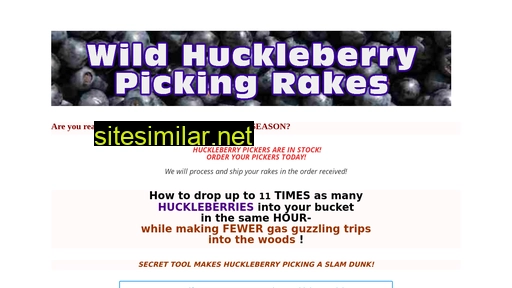 huckleberrypickers.com alternative sites