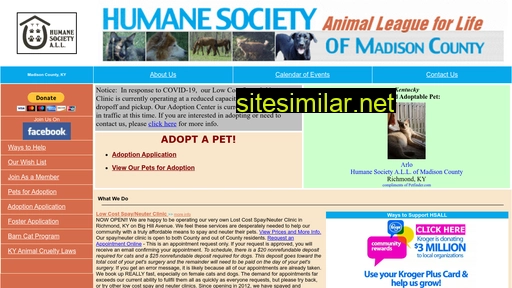 humanesocietyall.com alternative sites