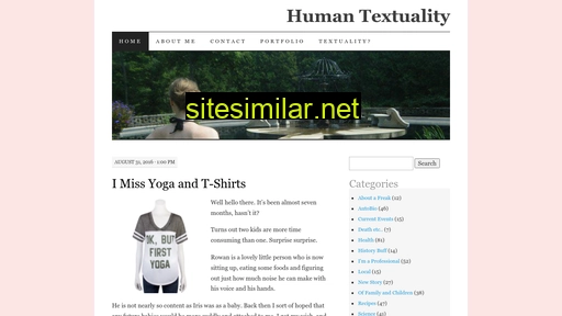 Humantextuality similar sites
