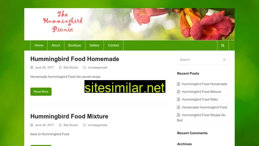 hummingbirdsfood.com alternative sites