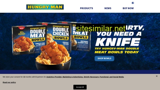 hungry-man.com alternative sites