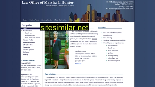 hunter-law-firm.com alternative sites