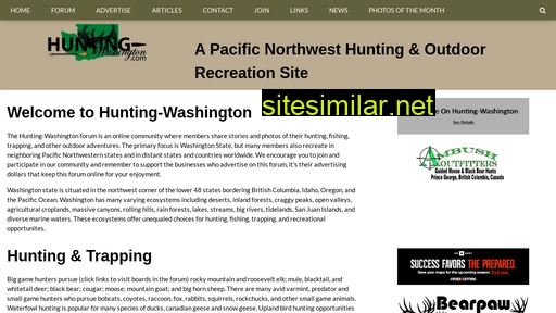 hunting-washington.com alternative sites