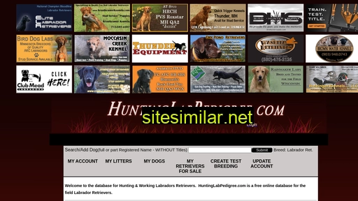 huntinglabpedigree.com alternative sites