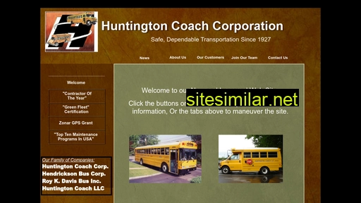 Huntingtoncoach similar sites