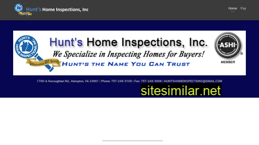 huntshomeinspections.com alternative sites