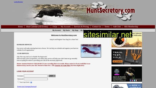 Huntsecretary similar sites