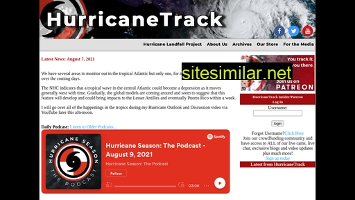 hurricanetrack.com alternative sites
