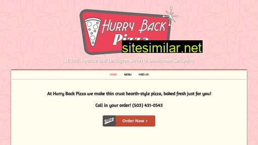 hurrybackpizza.com alternative sites