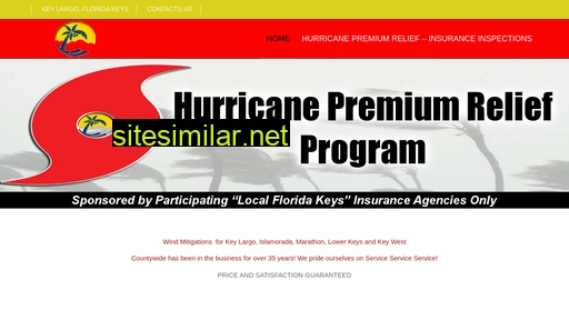 Hurricanepremiumreliefprogram similar sites