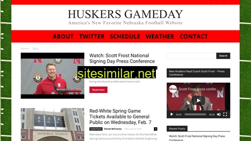 Huskersgameday similar sites