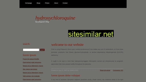 hydroxychloroquineco.com alternative sites