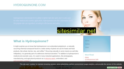 hydroquinone.com alternative sites
