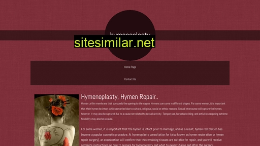 Hymenoplastyistanbul similar sites