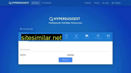 hypersuggest.com alternative sites