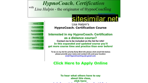 hypnocoachcertification.com alternative sites