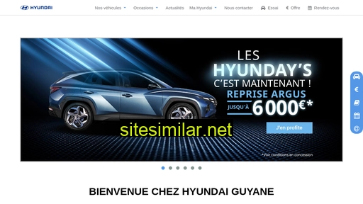 Hyundai-guyane similar sites