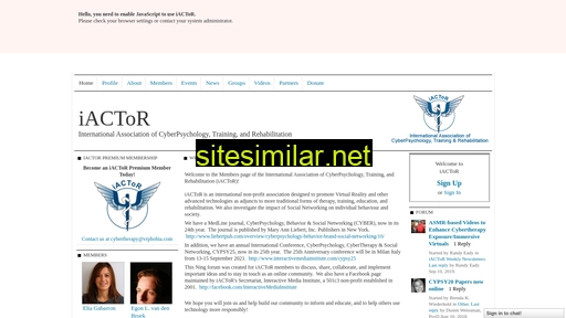 iactor.ning.com alternative sites