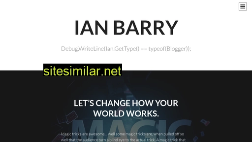 iankbarry.wordpress.com alternative sites