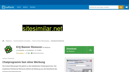 icq-banner-remover.de.softonic.com alternative sites