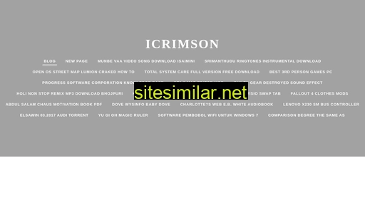 Icrimson584 similar sites