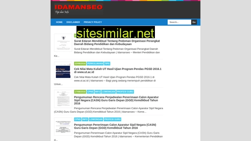 idamanseo.blogspot.com alternative sites
