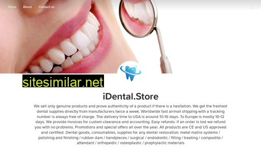idental-store.com alternative sites