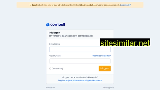 identity.combell.com alternative sites