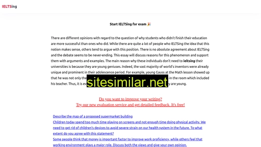 ieltsing.com alternative sites