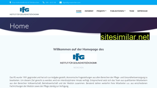 ifg-muenchen.com alternative sites