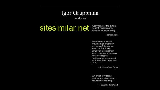 Igorgruppman similar sites