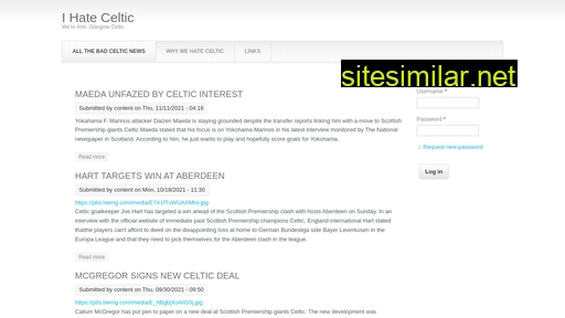 ihateceltic.com alternative sites