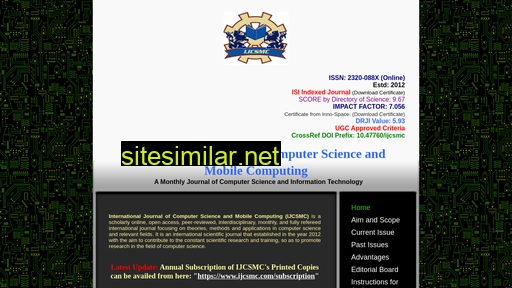 ijcsmc.com alternative sites