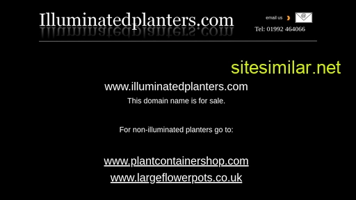 illuminatedplanters.com alternative sites