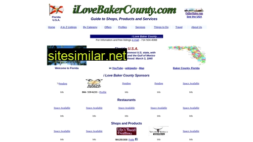 Ilovebakercounty similar sites