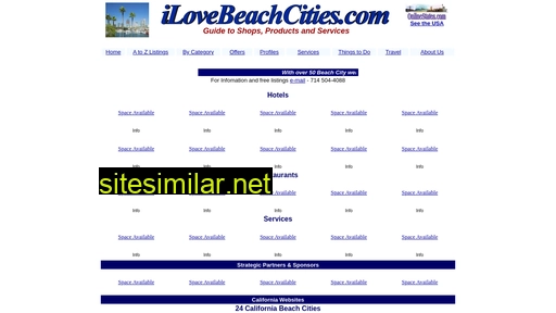 ilovebeachcities.com alternative sites