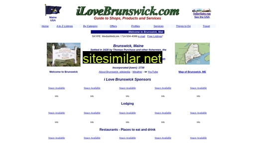ilovebrunswick.com alternative sites
