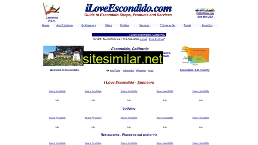 iloveescondido.com alternative sites
