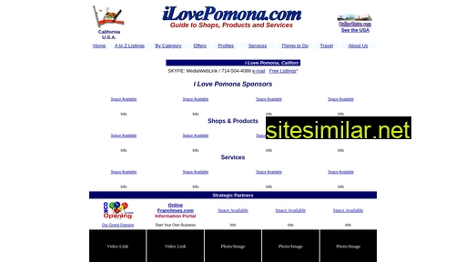 Ilovepomona similar sites