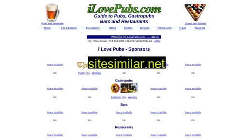 ilovepubs.com alternative sites